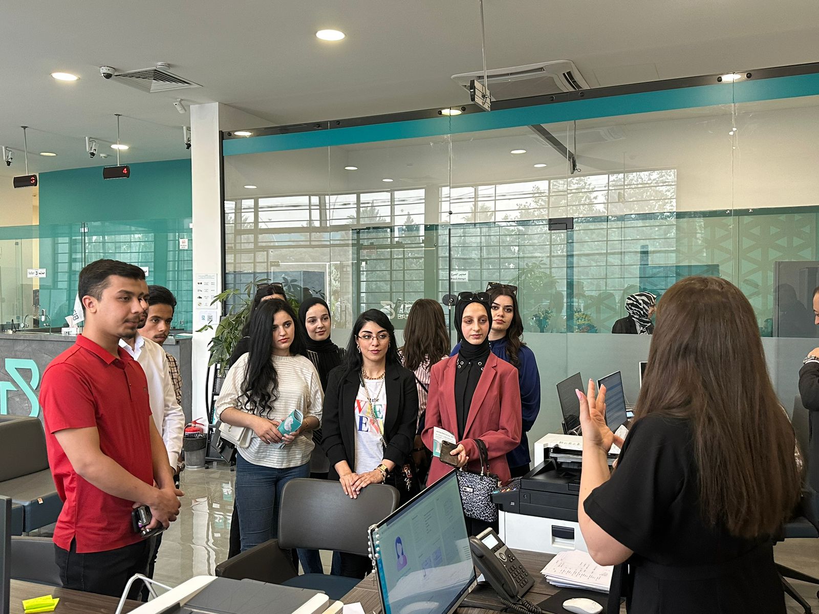 Field Trip to First Iraqi Bank, Erbil | bank-and-finance department